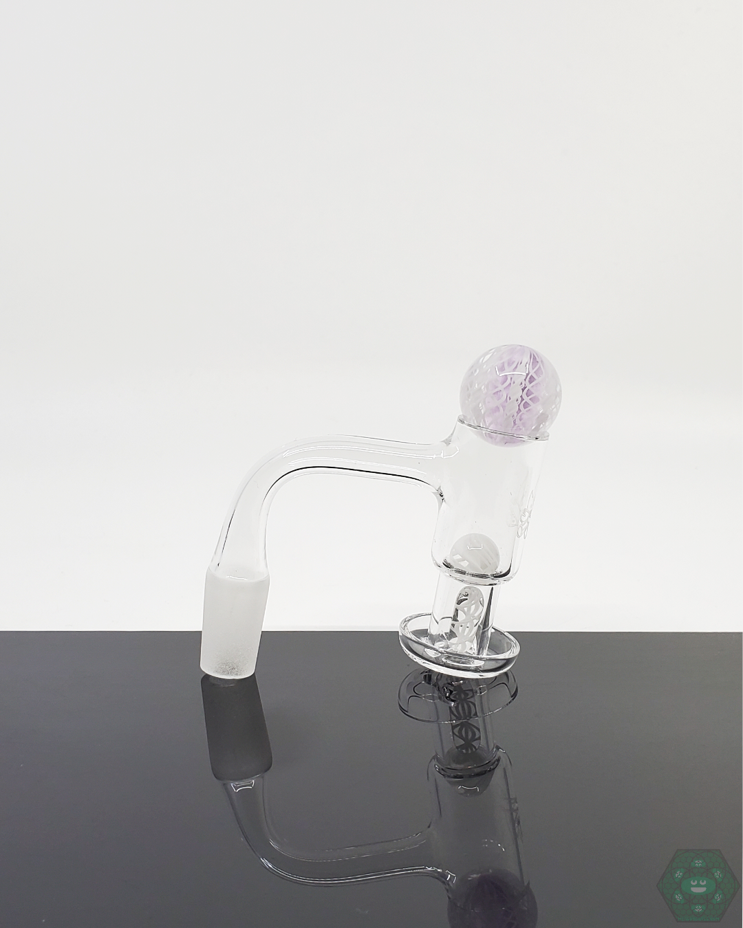Harold Cooney Glass Terp Pearls and Marble Set crafted with premium quality glass for enhanced flavor and airflow in quartz nails.

