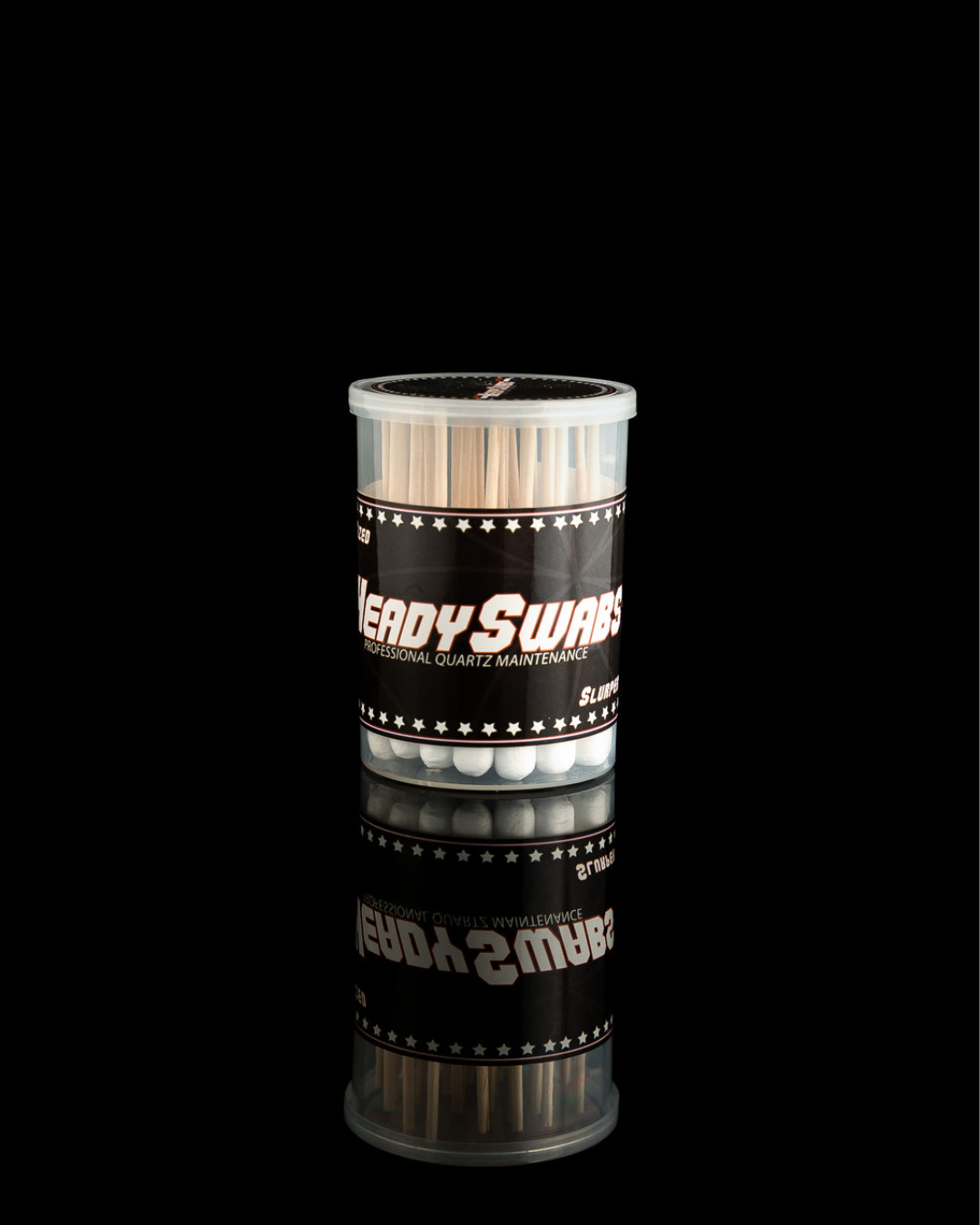 Heady Swabs Slurperswabs 30ct, compact cotton swabs specifically designed for cleaning slurper bangers, ensuring efficient residue removal and maintaining optimal performance.