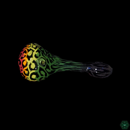 Whimsical Hoffman Glass Animal Spoon Pipes made for fun, colorful smoking experiences with animal-inspired designs