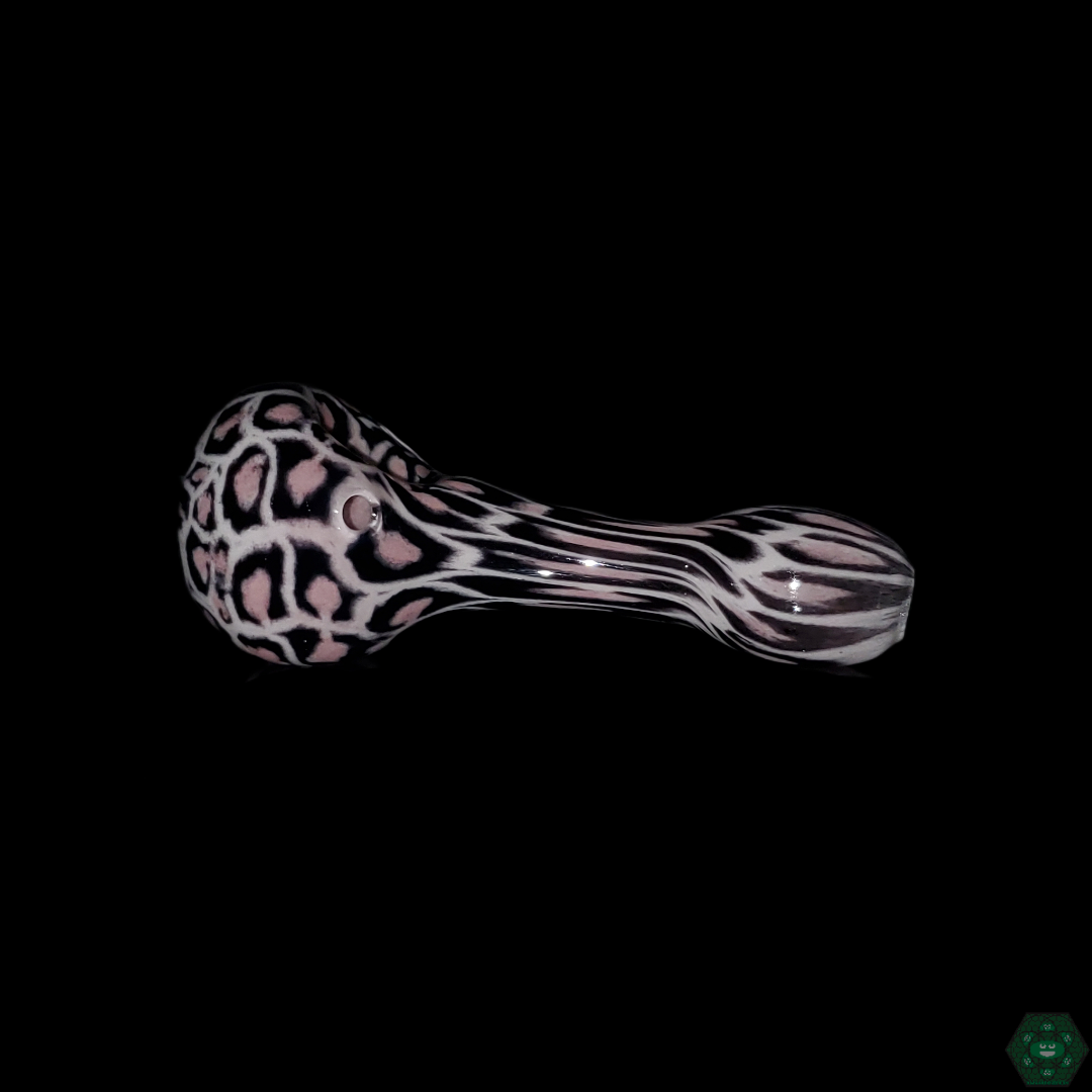 Vividly detailed Hoffman Glass Animal Spoons, designed for smooth smoking with artistic animal-themed glass pipes