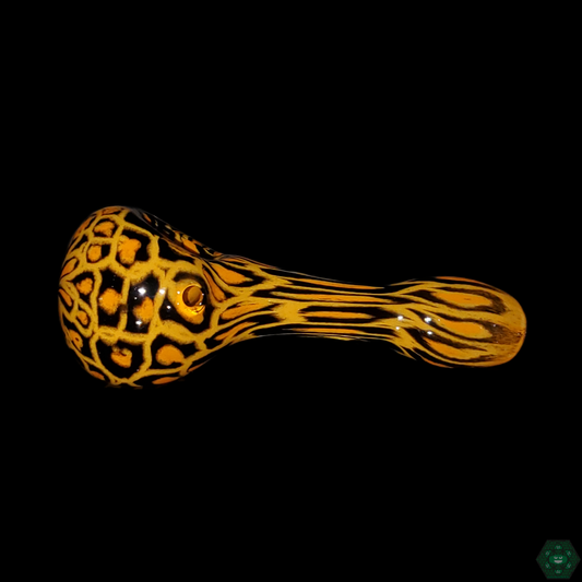 Hoffman Glass Animal Spoons, handcrafted animal-inspired glass pipes with vivid colors and lifelike details for a fun smoking experience