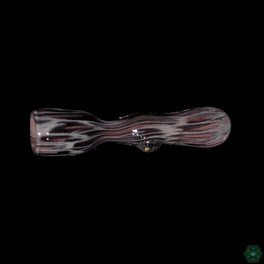 Hoffman Glass Onie compact and durable glass chillum with smooth airflow and easy handling for on-the-go sessions