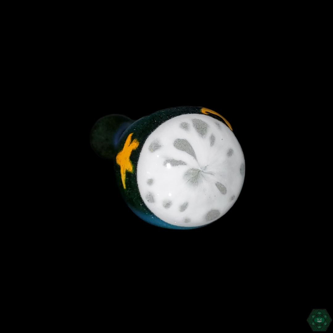 Compact Hoffman Glass Spoon Pipe made for smooth and reliable smoking sessions, perfect for everyday use