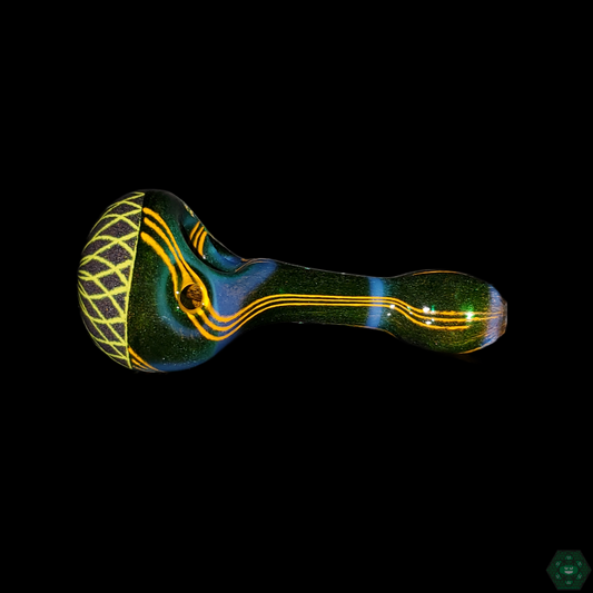 Hoffman Glass Spoon Pipe with classic design, crafted for smooth and consistent draws, providing reliable and durable sessions