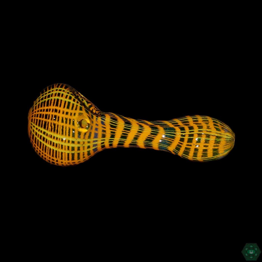 Hoffman Glass Spoon Pipe, a high-quality glass piece designed for smooth hits and consistent performance