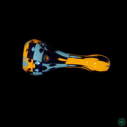 Hoffman Glass Spoon Pipe, reliable and smooth glass pipe perfect for daily smoking sessions