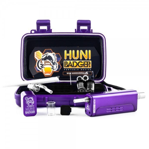  Huni Badger Accessories: This kit includes high-temp and low-temp tips, a 510 adapter, and storage containers for added convenience.