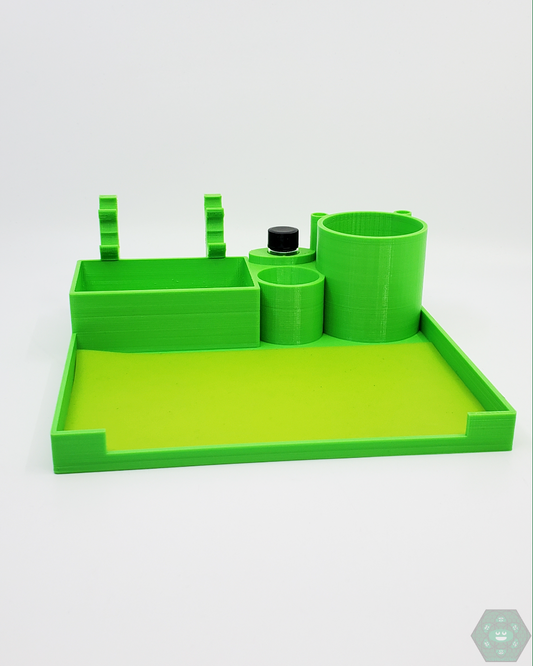 710 Designs Mega Station – All-in-one dab tool organizer with multiple compartments for essential dabbing tools.