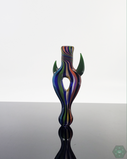 Jon E Walker Donut Chillum, a stylish and functional glass piece perfect for collectors, available with fast USA shipping