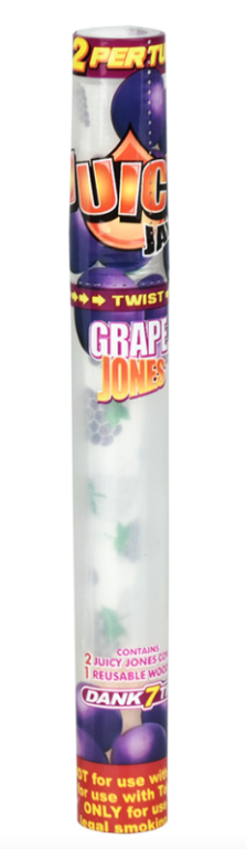 Juicy Jay's Pre-Rolled Cones 2pk – High-quality pre-rolled cones made from a rice/hemp blend, ensuring a smooth, easy burn every time.


