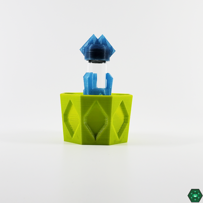 Kuhns Accessories Qtip Alcohol Cup, a convenient and stylish solution for cleaning glass pieces and dab tools, with a compact design to hold alcohol-soaked cotton swabs for easy, mess-free maintenance, a must-have accessory for glass enthusiasts.