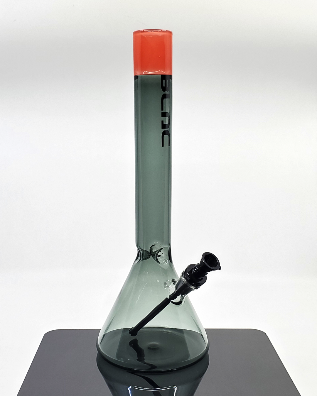  MAV Glass Blac Company Beaker Bong featuring a durable design with a wide base for stability and an effective percolator for smooth, enjoyable hits.