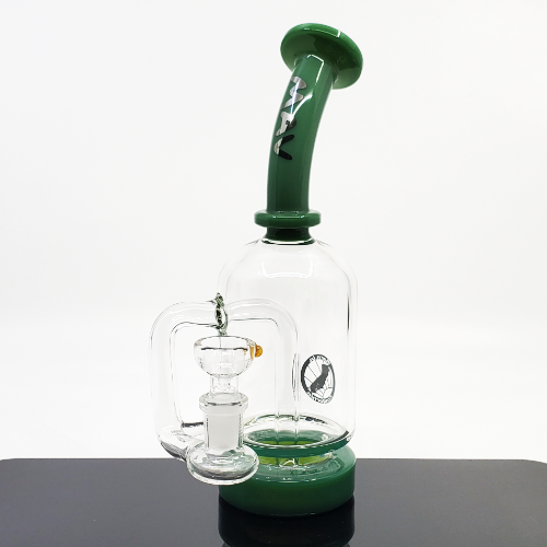 Premium MAV Glass Dropdown Can Rig with efficient filtration, designed for smooth and flavorful hits. Durable and stylish for everyday use.


