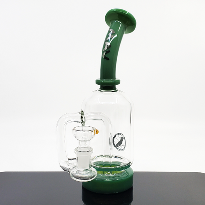 Premium MAV Glass Dropdown Can Rig with efficient filtration, designed for smooth and flavorful hits. Durable and stylish for everyday use.

