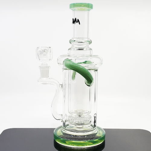 MAV Glass 9.5" Incycler Bong designed for advanced filtration, featuring a dual uptake system and premium glass construction for top-tier performance