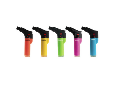  Maven Slim Neon Pocket Lighter in Pink, combining vibrant color and portability for quick lighting on the go.