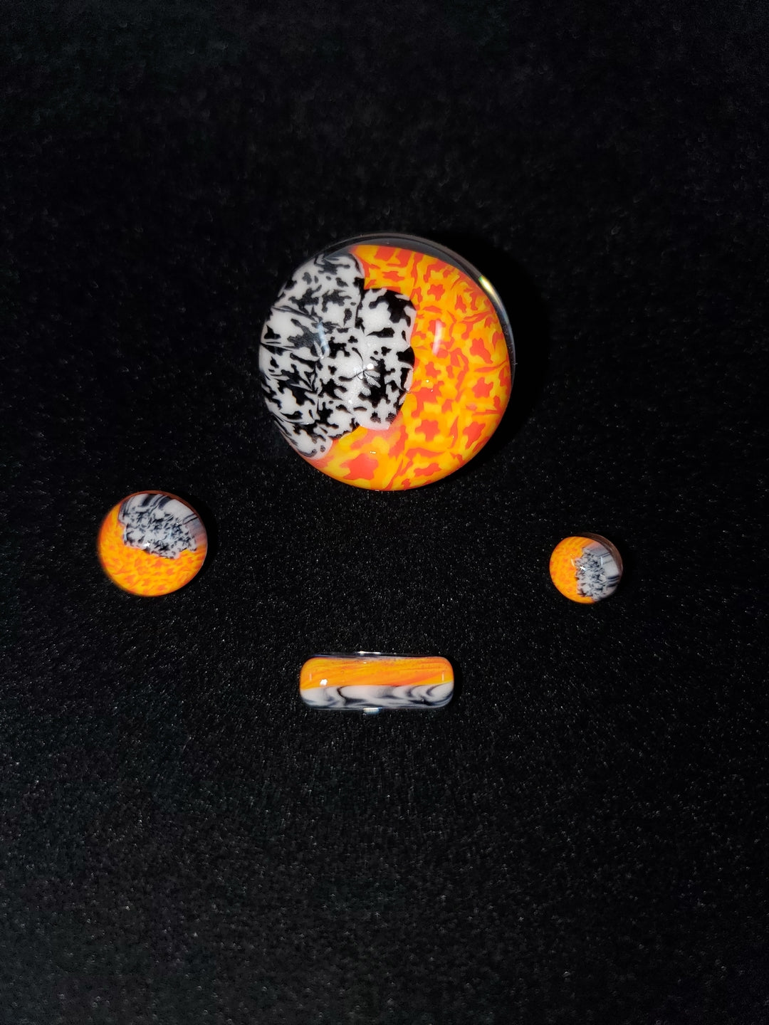 Millennium Glass Slurper Set featuring a terp valve, enhancing the efficiency of airflow and vapor control for a premium dabbing experience.