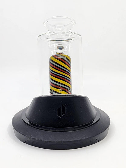  Profile view of Mini Opal Wig Wag Puffco Attachment, demonstrating its compatibility with Peak and Peak Pro.