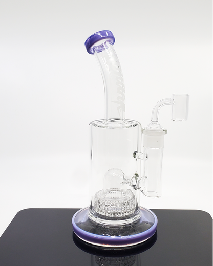 Monark Glass 11” Matrix Perc pipe with a sturdy build and precision-crafted percolator for everyday use.