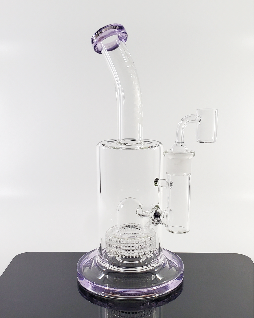 Monark Glass 11” Matrix Perc water pipe with advanced filtration and durable glass design for smooth smoking sessions.
