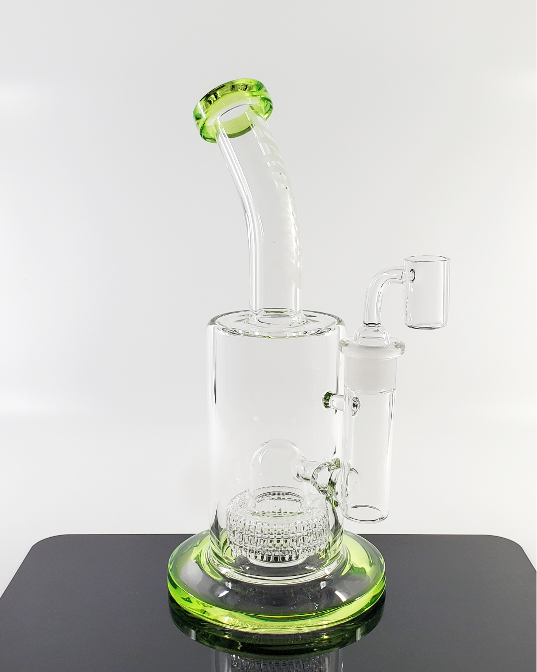Monark Glass 11” Matrix Perc bong featuring an advanced matrix percolator for enhanced filtration and smooth hits