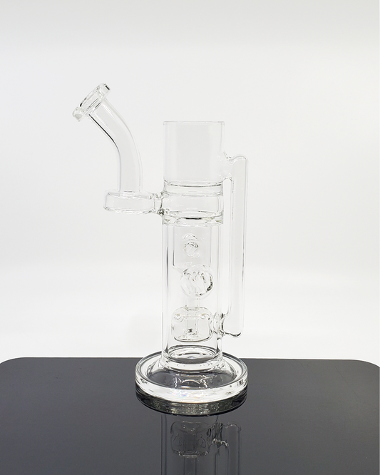Monark Glass Flameless Vape Recycler, Puffco-compatible, offering water-cooled vaporization for smooth hits.