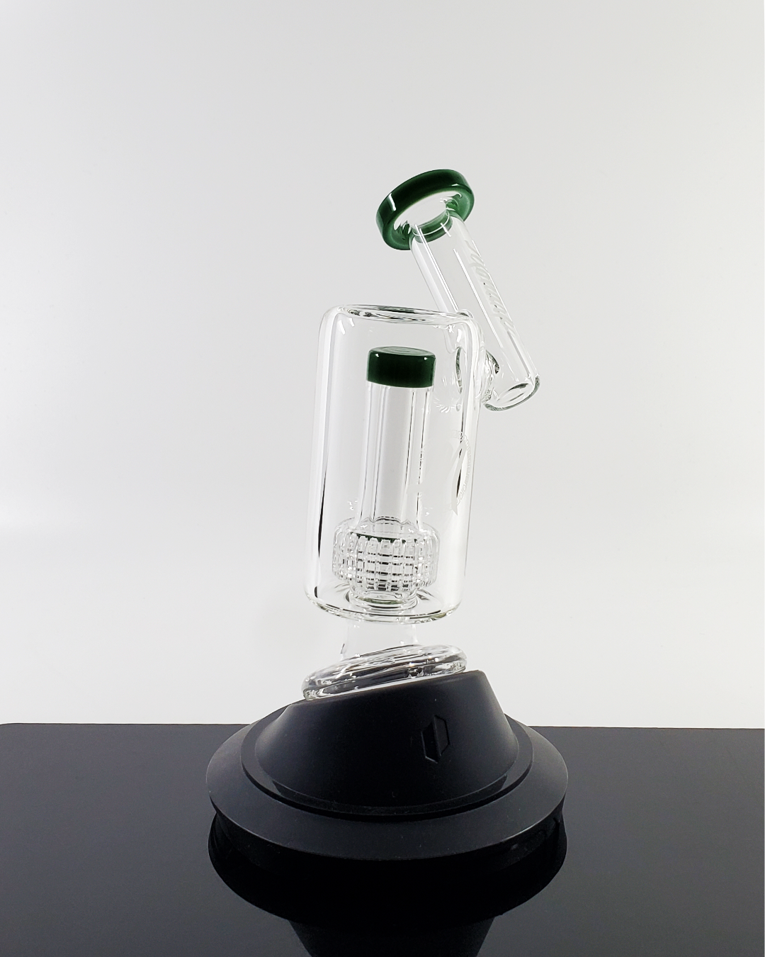 High-quality Monark Glass Matrix Sidecar Attachment, crafted for Puffco users seeking enhanced airflow and smooth draws