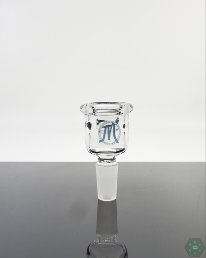 Durable Monark Glass built-in screen slide, ideal for bongs and water pipes.