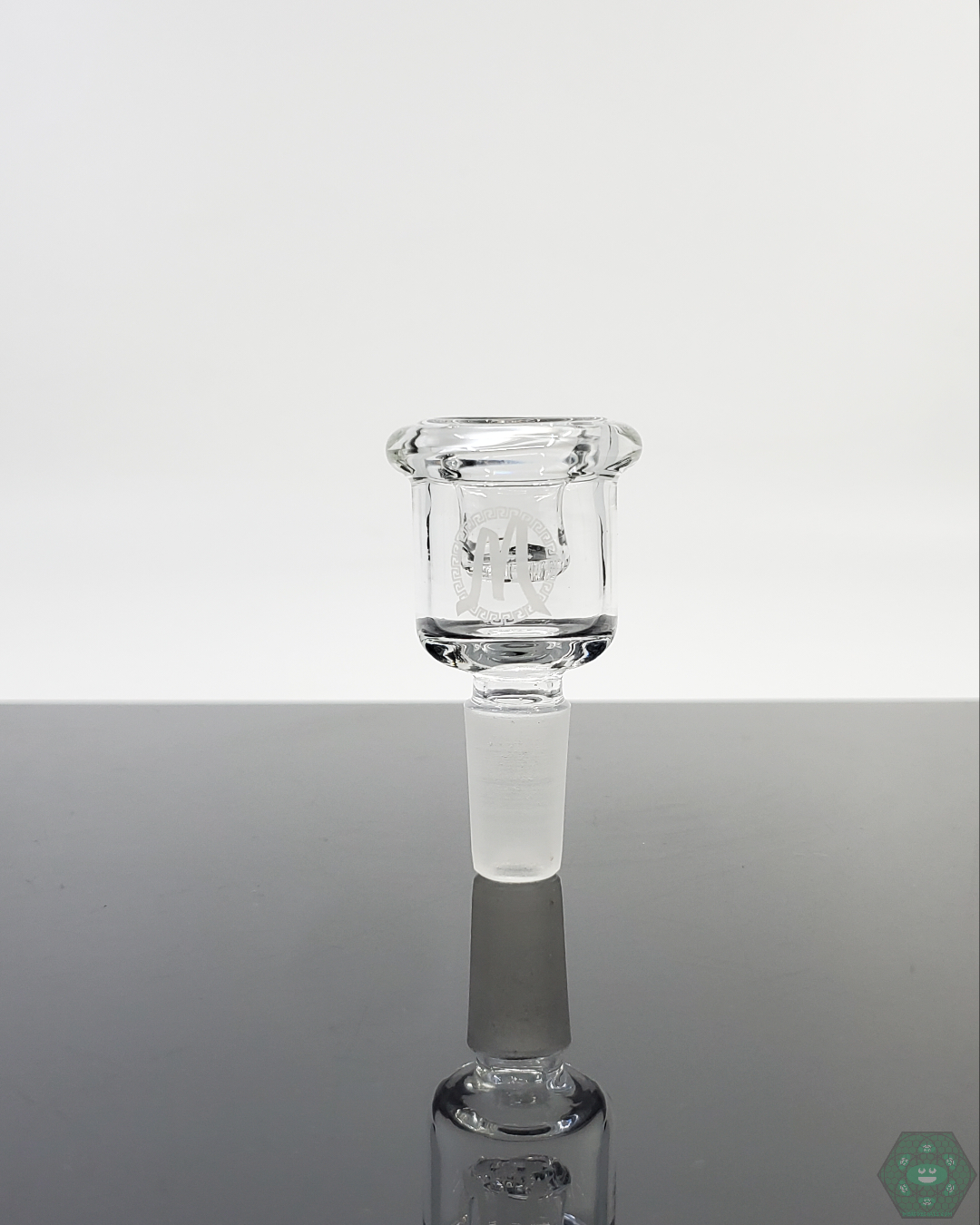 Premium Monark Glass herb slide with integrated screen, designed for superior filtration.