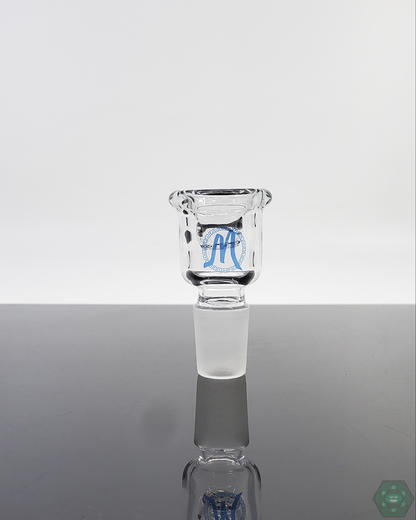 Monark Glass Screen Slides with a built-in screen for smoother hits and enhanced filtration, crafted with high-quality glass for durability and consistent performance.