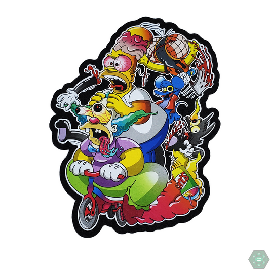 Mood Mats 12-inch 74 Lands premium heat and scratch protection mat made from recycled neoprene, featuring an eco-friendly design for glassware and collectibles