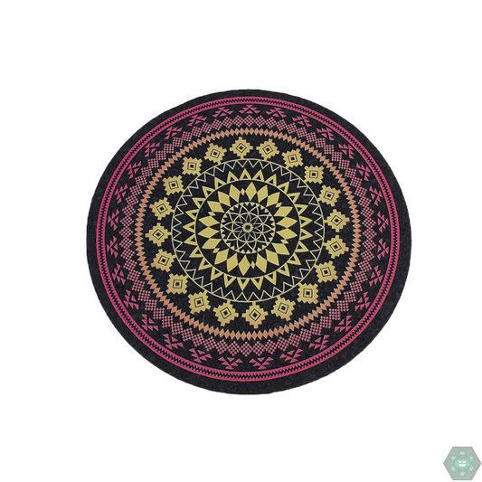 Mood Mats 8-inch Jade RazTech stylish and functional mat made from eco-friendly upcycled neoprene, offering protection against heat, spills, and scratches
