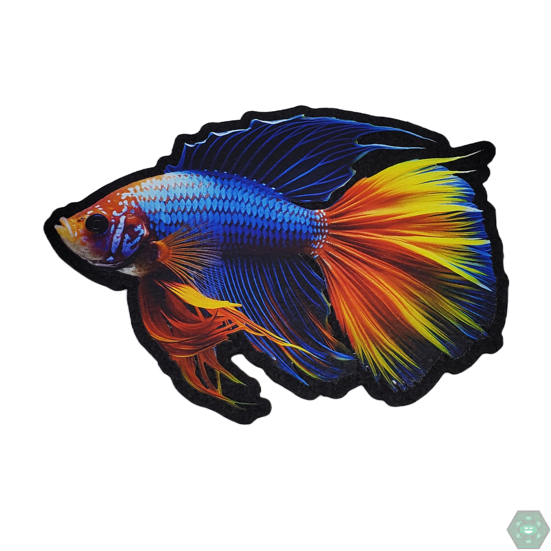 Mood Mats 8.5-inch Betta with vibrant design and non-slip functionality, available with fast USA shipping from Headdy Glass