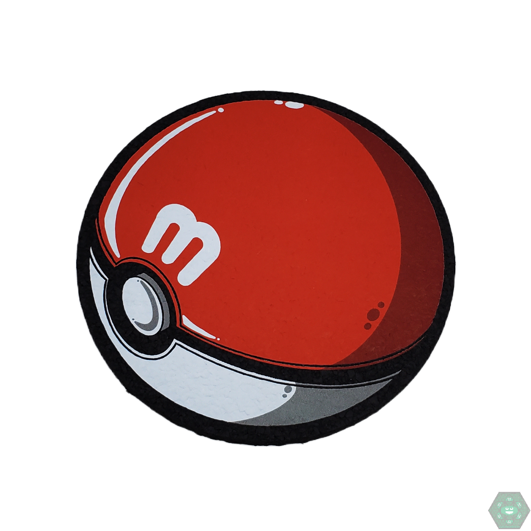 Mood Mats 8-Inch Dark Mountain Cult non-slip, eco-friendly surface protector, designed to reduce vibrations and shield surfaces from heat.