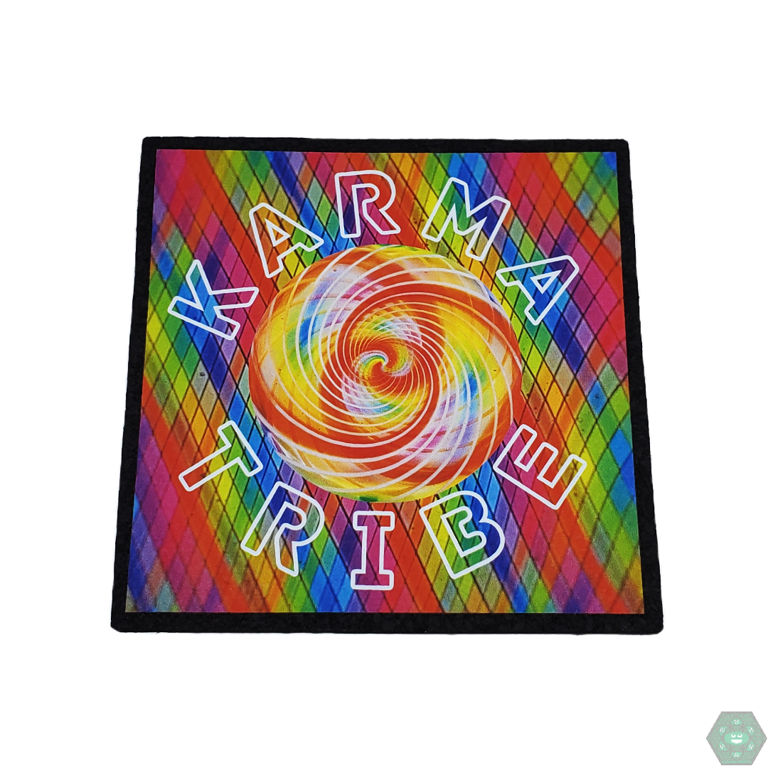 Mood Mats 8” Karma Glass non-slip mat, designed for secure glass setups and durability, available with fast USA shipping from Headdy Glass.