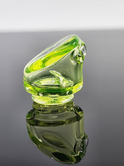 Organik Glass Color Pivot Mouthpiece with Splash Guard and Spinner Cut Intake for Smooth Hits