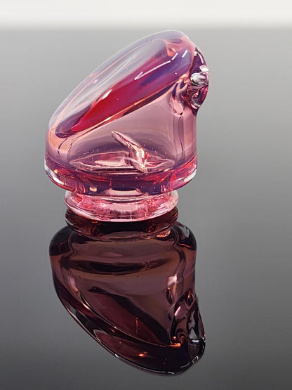 Organik Glass Pivot Mouthpiece with Spinner Cut Intake, Spins Pearls for Enhanced Functionality