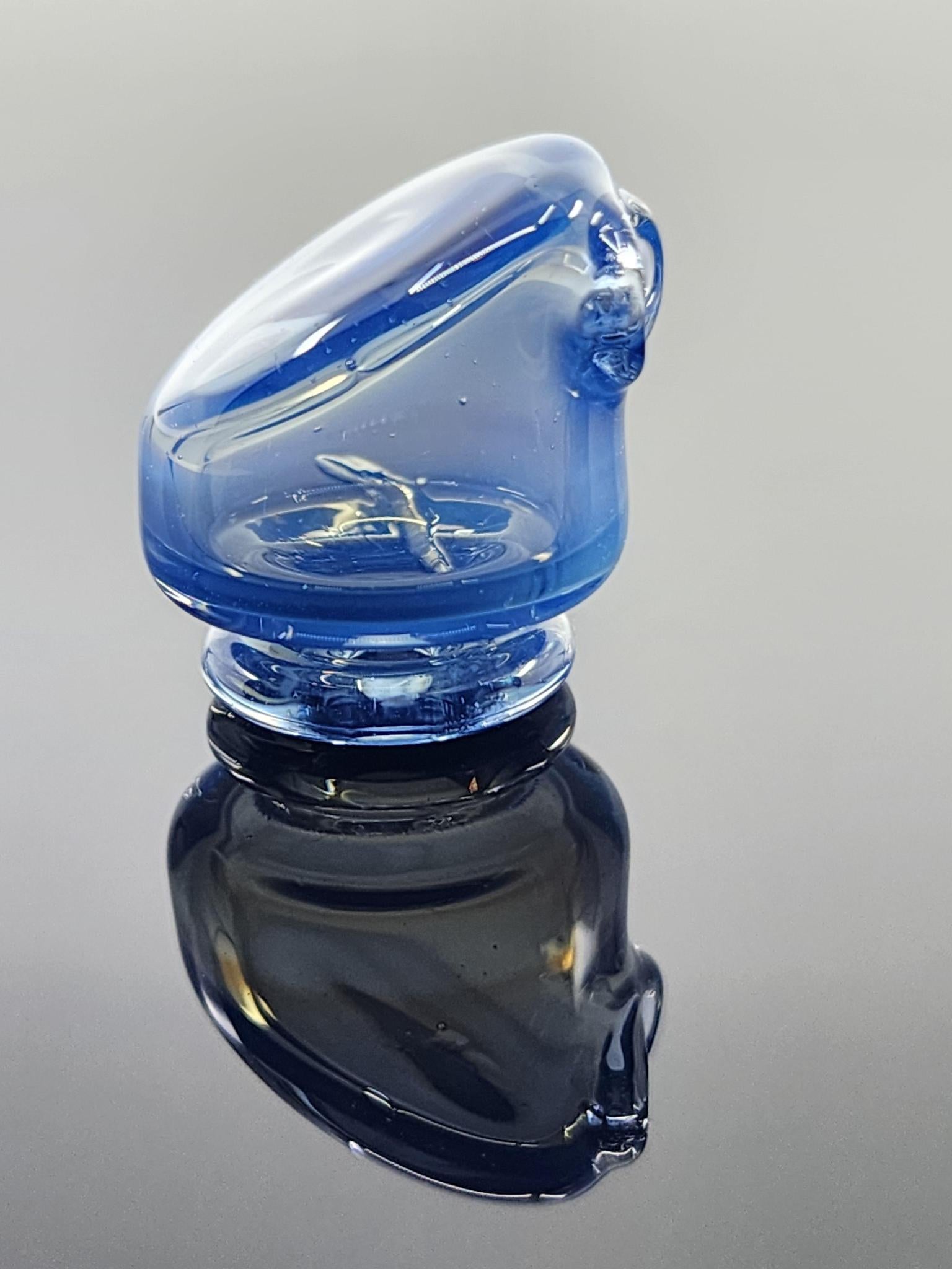 Organik Glass Pivot Mouthpiece with Spinner Cut Intake, Spins Pearls for a Unique Dabbing Experience