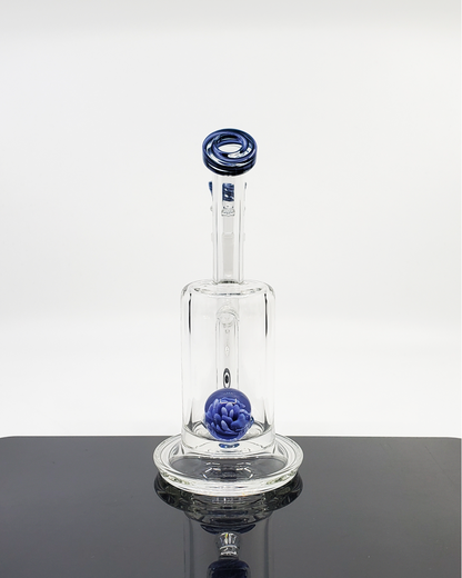 Premium OSS Glass Disk Perc Straight Tube featuring a durable design and percolator for efficient smoke diffusion.