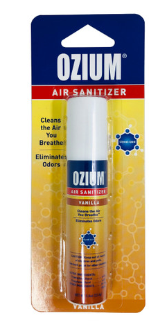 OZIUM 0.8oz Odor Eliminating Air Spray, eliminates stubborn odors in bathrooms, kitchens, cars, and more.