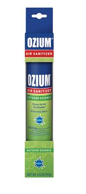  OZIUM Air Sanitizer, provides long-lasting freshness by reducing bacteria and germs that cause unpleasant odors.