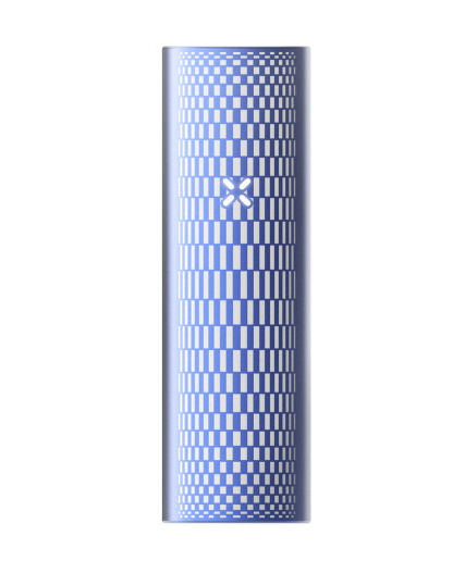  PAX Plus Artist Series Vaporizer with geometric patterns by Daniel Shoykhet (DOT), offering precise temperature control and enhanced battery life.