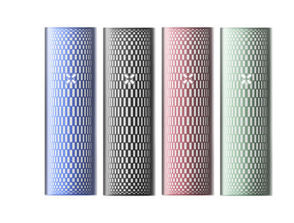 PAX Plus Artist Series Vaporizer Expand Complete Kit featuring unique geometric designs by artist Daniel Shoykhet (DOT) and Gio.