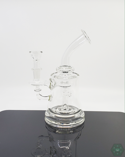 PKG 60mm Banger Hanger featuring a stable base, quality glass, and easy-to-clean design for concentrate enthusiasts