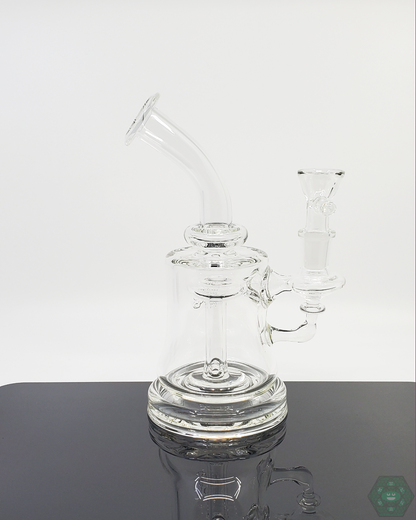 PKG 60mm Banger Hanger crafted from premium glass with a straight tube and 3-hole design for smooth airflow and pure flavor