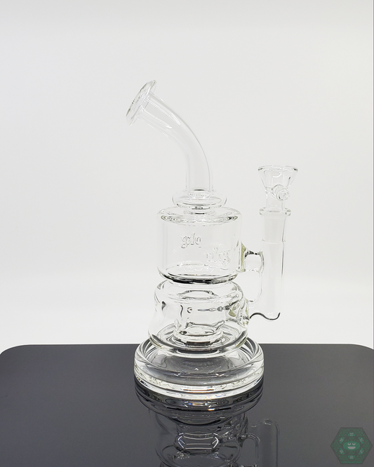 PKG 60mm Puck Rig with 3-hole design, offering excellent airflow and a compact size for easy handling and smooth hits