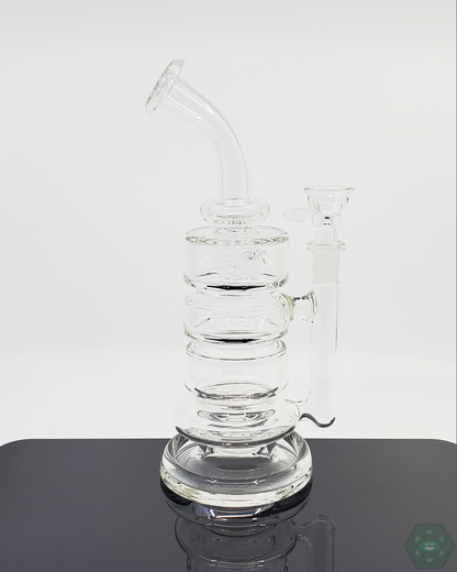 PKG 60mm Rig with a single-hole design for smooth airflow, crafted from durable glass for a pure flavor experience