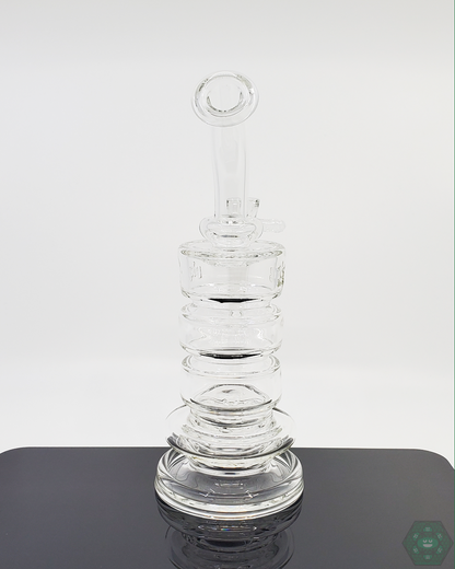 Compact and portable PKG 60mm Rig featuring a stable base, high-performance airflow, and an efficient design for concentrate enthusiasts