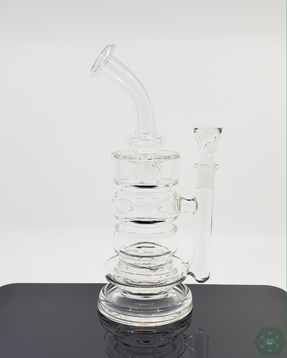 PKG 60mm Rig made from durable premium glass, designed for smooth dabbing sessions with easy cleaning and long-lasting performance