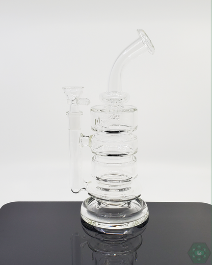 PKG 60mm Glass Rig made from high-quality glass, designed for smooth, flavorful hits with easy cleaning and maintenance